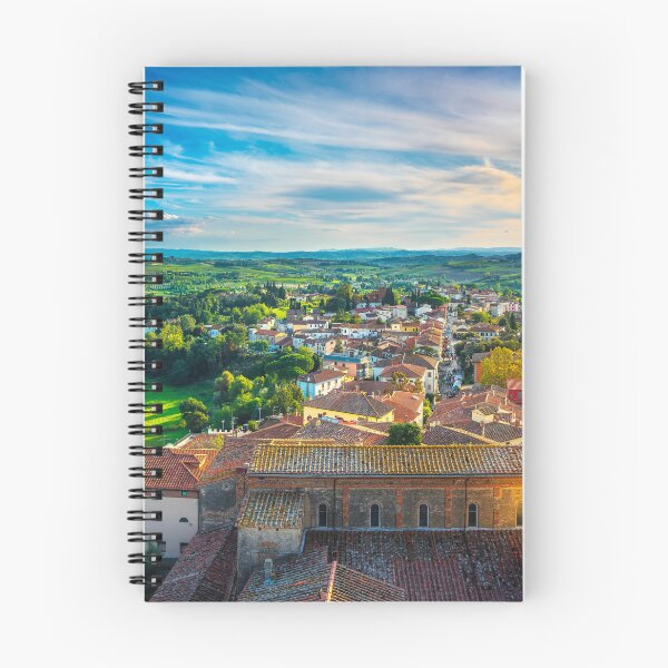 Item preview, Vinci village, Leonardo's birthplace, aerial view. Tuscany, Italy designed and sold by Stefano Orazzini.