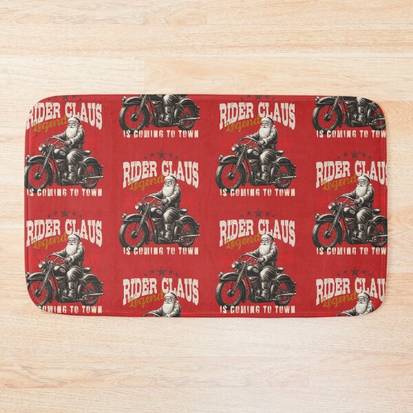 Item preview, Santa Claus classic motorcycle rider  designed and sold by VieBelieve.
