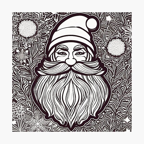 Item preview, Christmas Wonderland 06:Graphic Santa designed and sold by OurBarcode.
