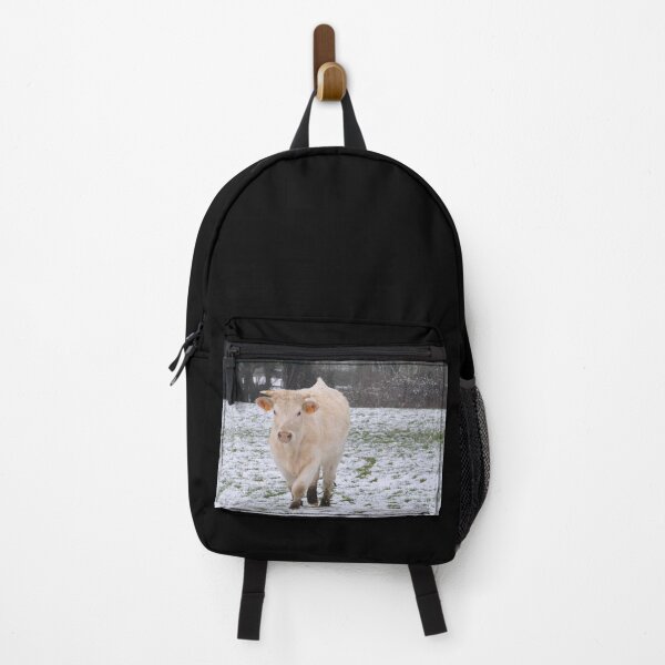 Item preview, Cow with horns - white cow - fluffy cow - snow cow designed and sold by animal-animal.