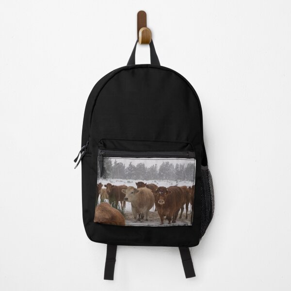 Item preview, Cow with horns - brown cow - fluffy cow - snow cow designed and sold by animal-animal.