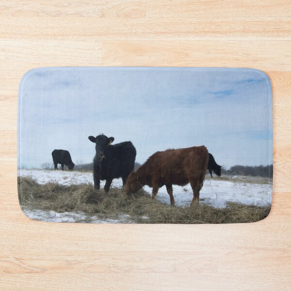 Item preview, Cow with horns - brown cow - fluffy cow - snow cow designed and sold by animal-animal.