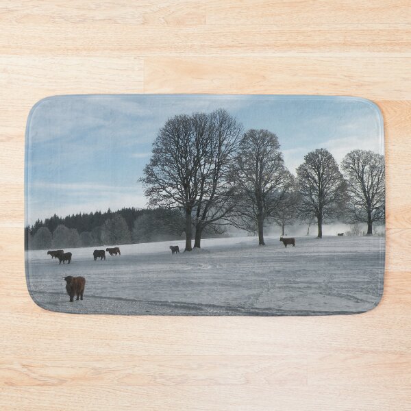 Item preview, Cow with horns - brown cow - fluffy cow - snow cow designed and sold by animal-animal.