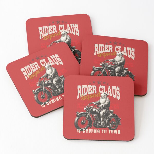 Item preview, Santa Claus classic motorcycle rider  designed and sold by VieBelieve.