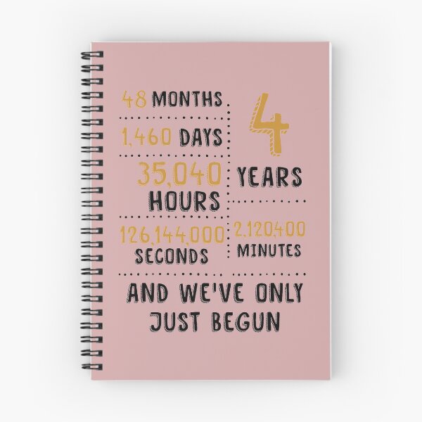 Item preview, 4 Years And we've Only Just Begun - Linen Anniversary Tee, Phone Cases And Other Gifts designed and sold by MemWear.