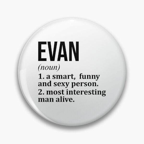 Item preview, Evan Name Definition designed and sold by XCIV.