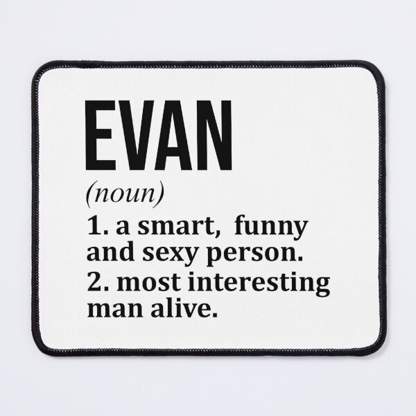 Item preview, Evan Name Definition designed and sold by XCIV.