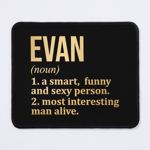 Item preview, Evan Name Definition in Gold designed and sold by XCIV.
