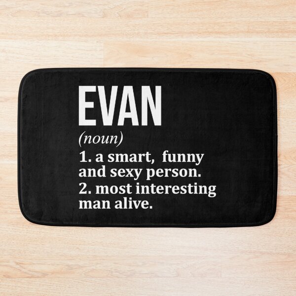 Item preview, Evan Name Definition designed and sold by XCIV.