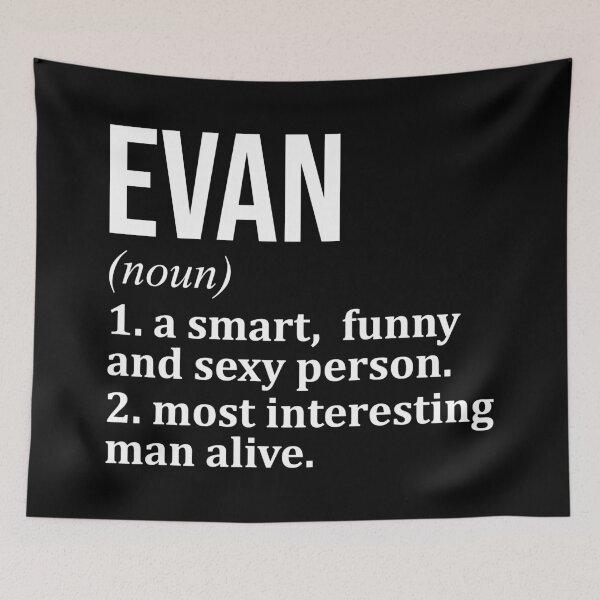 Item preview, Evan Name Definition designed and sold by XCIV.