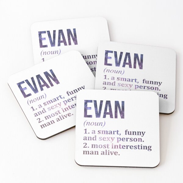 Item preview, Evan Name Definition designed and sold by XCIV.