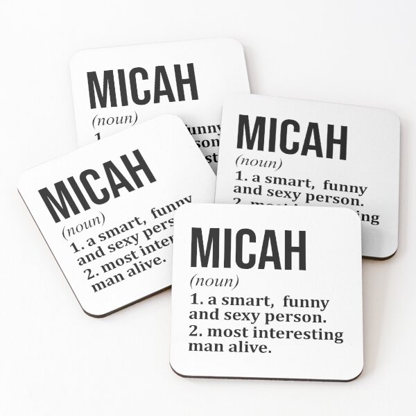 Item preview, Micah Name Definition designed and sold by XCIV.