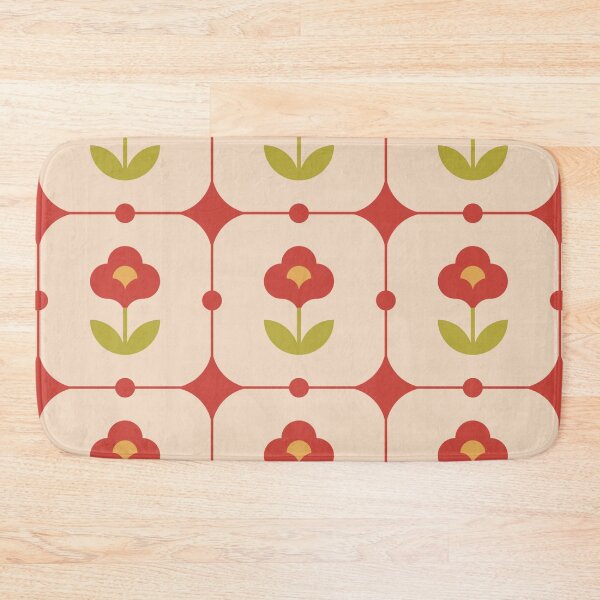 Item preview, Retro wallpaper pattern floral pattern designed and sold by DerSenat.