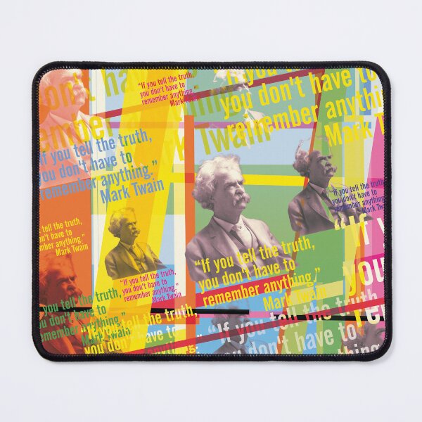 Item preview, Mark Twain quote, truth, lie designed and sold by Mauswohn.