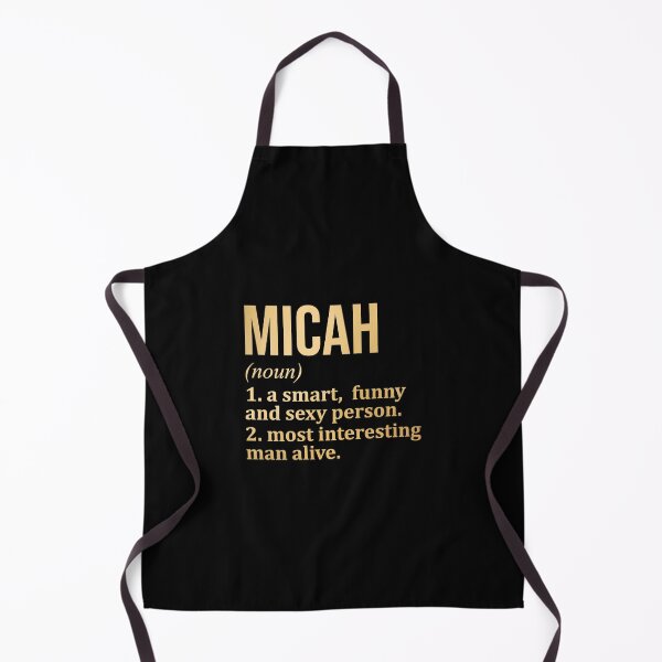 Artikelvorschau, Micah-Namensdefinition in Gold entworfen und verkauft von XCIV.