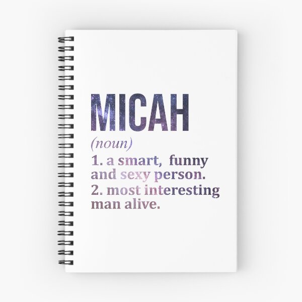 Item preview, Micah Name Definition designed and sold by XCIV.