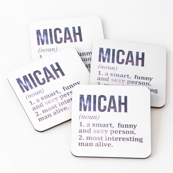 Item preview, Micah Name Definition designed and sold by XCIV.