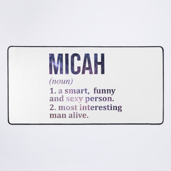 Item preview, Micah Name Definition designed and sold by XCIV.