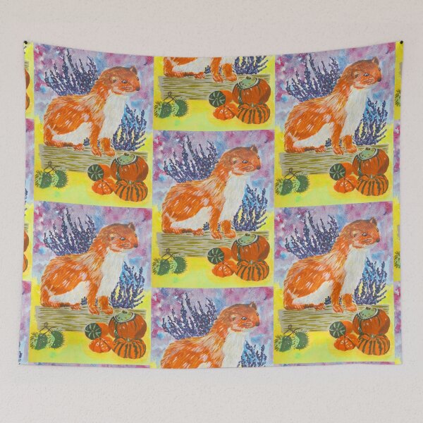 Item preview, Weasel in Fall designed and sold by Kiruthikaarts.