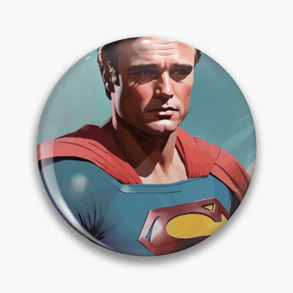 Item preview, Marlone Brandow superhuman man digital painting colorful background designed and sold by clon-dot-net.