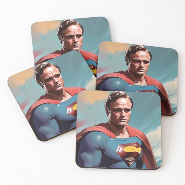 Item preview, Marlone Brandow superhuman man digital painting colorful background designed and sold by clon-dot-net.