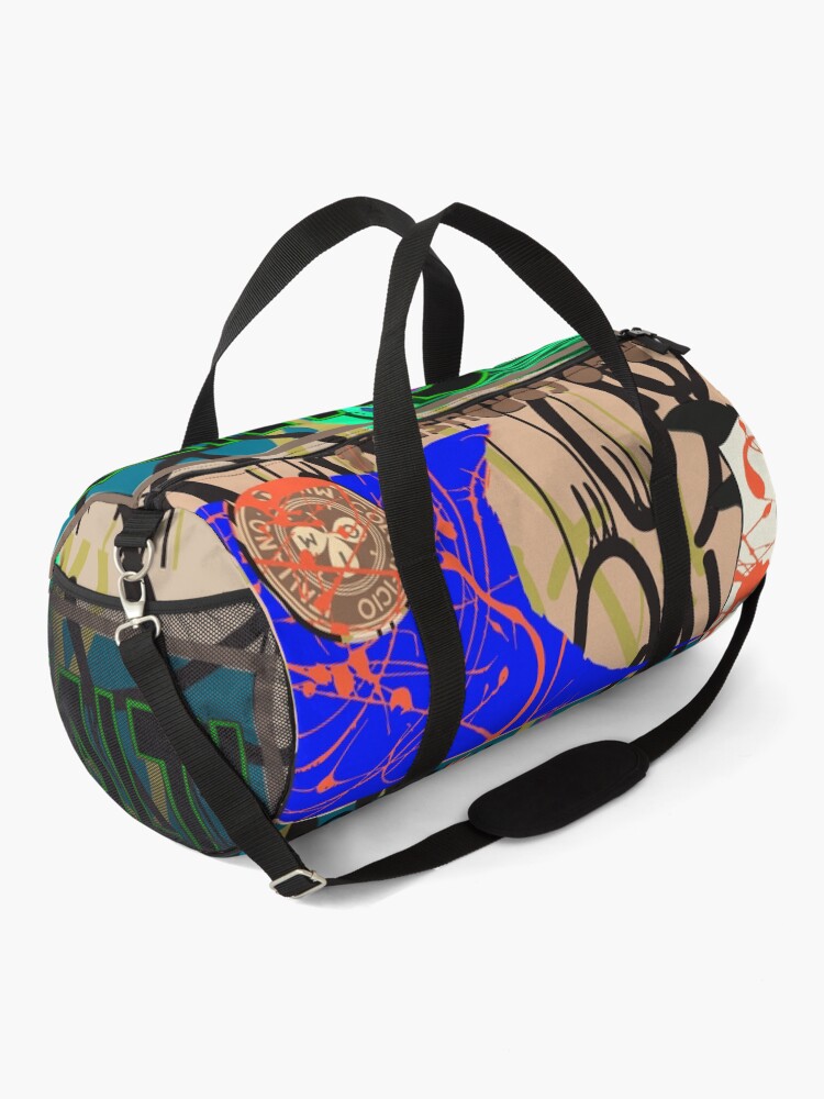 Thumbnail 2 of 3, Duffle Bag, Colorificio Italiano Vintage Graffiti designed and sold by blackink-design.