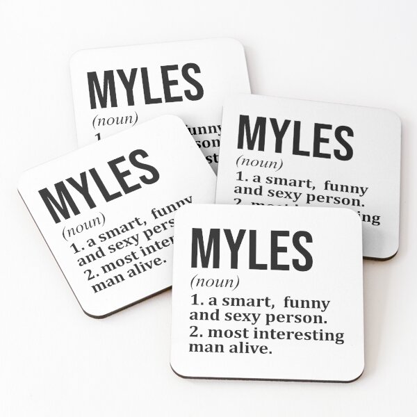 Item preview, Myles Name Definition designed and sold by XCIV.