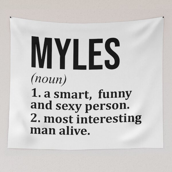 Item preview, Myles Name Definition designed and sold by XCIV.