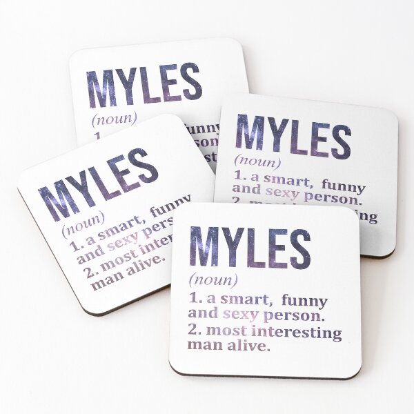 Item preview, Myles Name Definition designed and sold by XCIV.