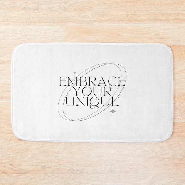 Item preview, Embrace your unique | Motivation quotes designed and sold by EXproRIMENT.