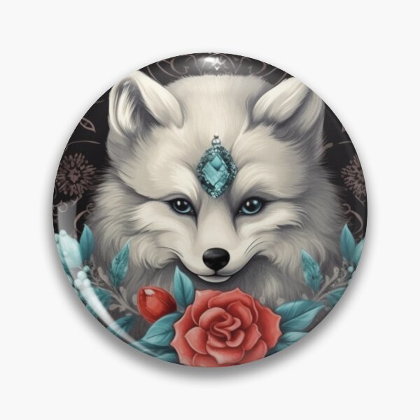 Artikelvorschau, Polarfuchs-Kunst entworfen und verkauft von Nocturne Paws.