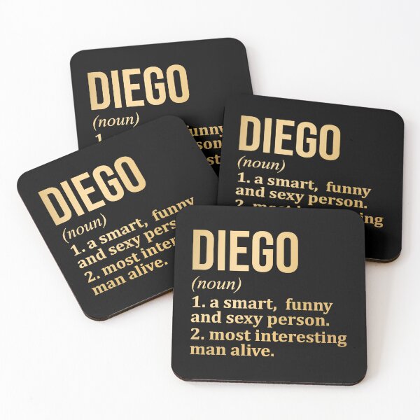 Item preview, Diego Name Definition in Gold designed and sold by XCIV.