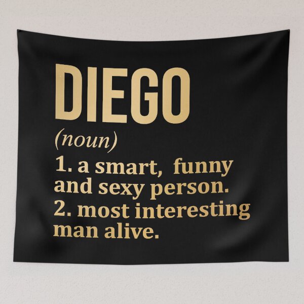 Item preview, Diego Name Definition in Gold designed and sold by XCIV.