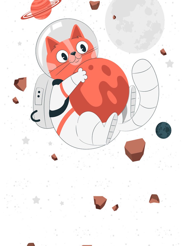 Thumbnail 4 of 4, iPhone Case, Space Cat designed and sold by MABAS.