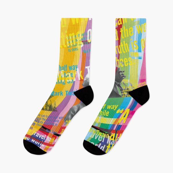 Item preview, Mark Twain, A lie can travel half way around the world while the truth is putting on its shoes designed and sold by Mauswohn.