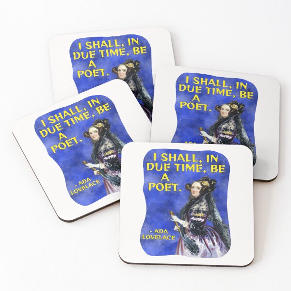 Item preview, Radical Feminist Quote - Ada Lovelace - I Shall In Due Time Be A Poet designed and sold by LethalPixieDust.