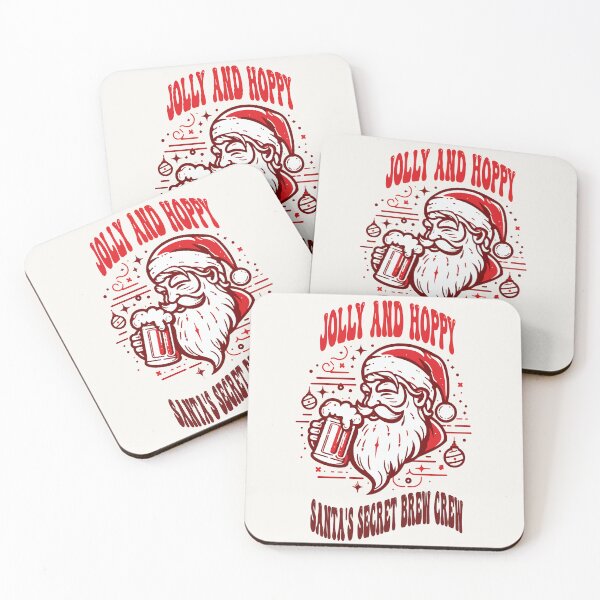 Item preview, Jolly and hoppy, santa's secret brew crew designed and sold by ManikRaja.
