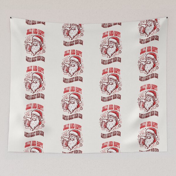 Item preview, Jolly and hoppy, santa's secret brew crew designed and sold by ManikRaja.