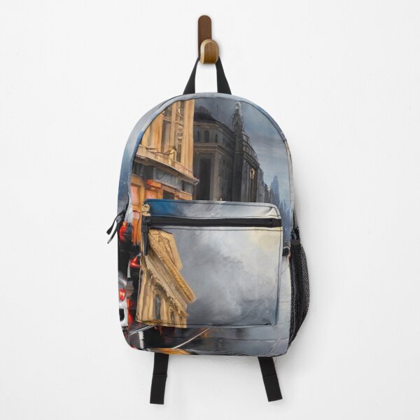Item preview, Nighttime street under a full moon, modern artwork. #8 designed and sold by mythographiaart.