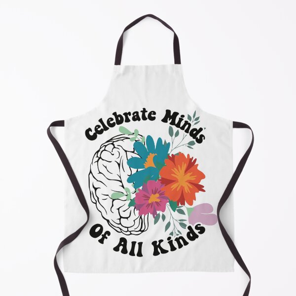 Item preview, Celebrate Minds of All Kinds, Inclusion Equity Equality, Floral Brain, Special Ed Teacher Social Worker ABA designed and sold by behindthefacts.