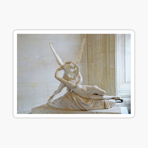 Psyche Revived by Cupid's Kiss Sticker
