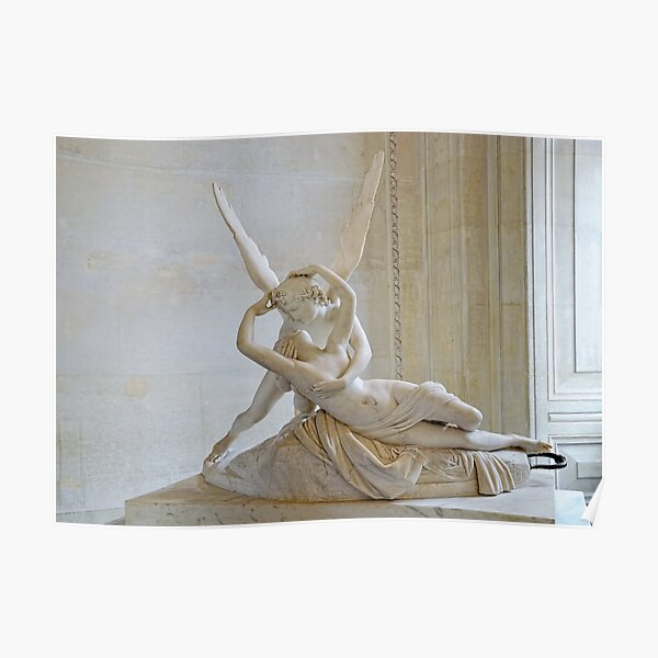Psyche Revived by Cupid's Kiss Poster
