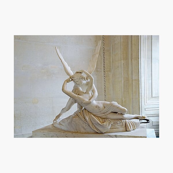 Psyche Revived by Cupid's Kiss Photographic Print