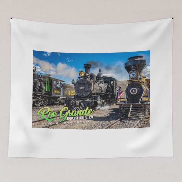 Item preview, Rio Grande Southern 20 Steam Locomotive at Antonito Colorado designed and sold by GestaltImagery.