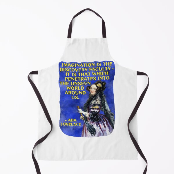 Item preview, Radical Feminist Quote - Ada Lovelace - Imagination Is The Discovery Facultu - It Is That Which Penetrates Into The Unseen World Around Us designed and sold by LethalPixieDust.