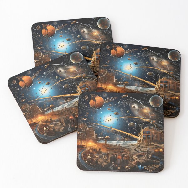 Item preview, Galactic Adventures: A Collage of Space Exploration designed and sold by Shirtastically.