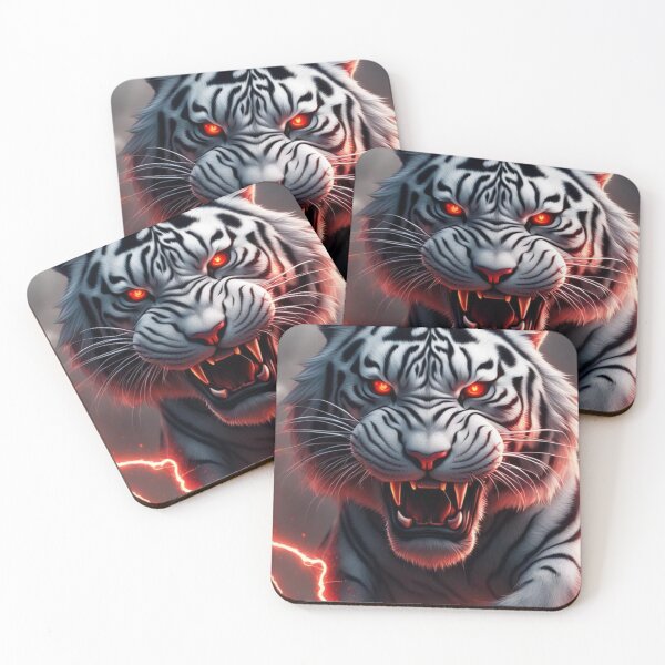 Item preview, White Tiger Rage designed and sold by Mark Cannon.