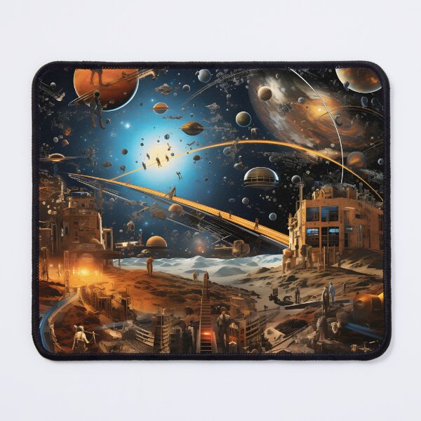 Item preview, Galactic Adventures: A Collage of Space Exploration designed and sold by Shirtastically.