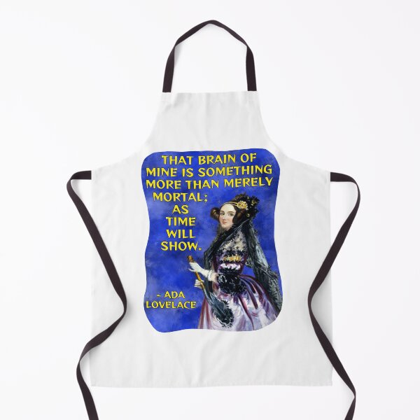 Item preview, Radical Feminist Quote - Ada Lovelace - That Brain Of Mine Is Something More Than Merely Mortal As Time Will Show designed and sold by LethalPixieDust.