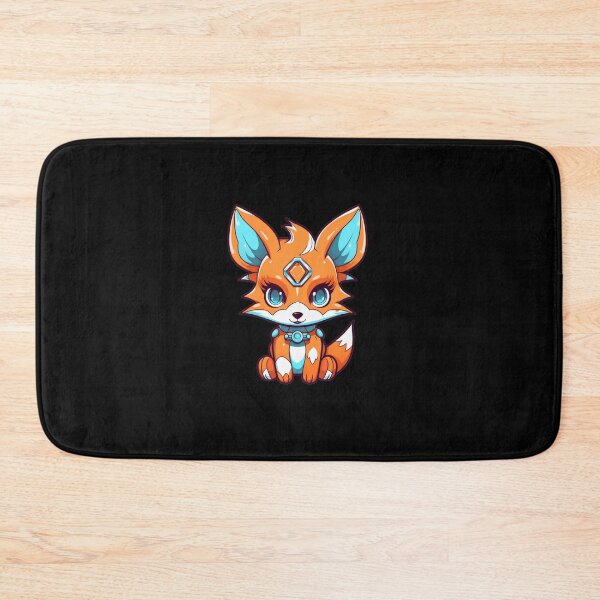 Item preview, Cute Cyber Fox (Black) designed and sold by vasetti-press.